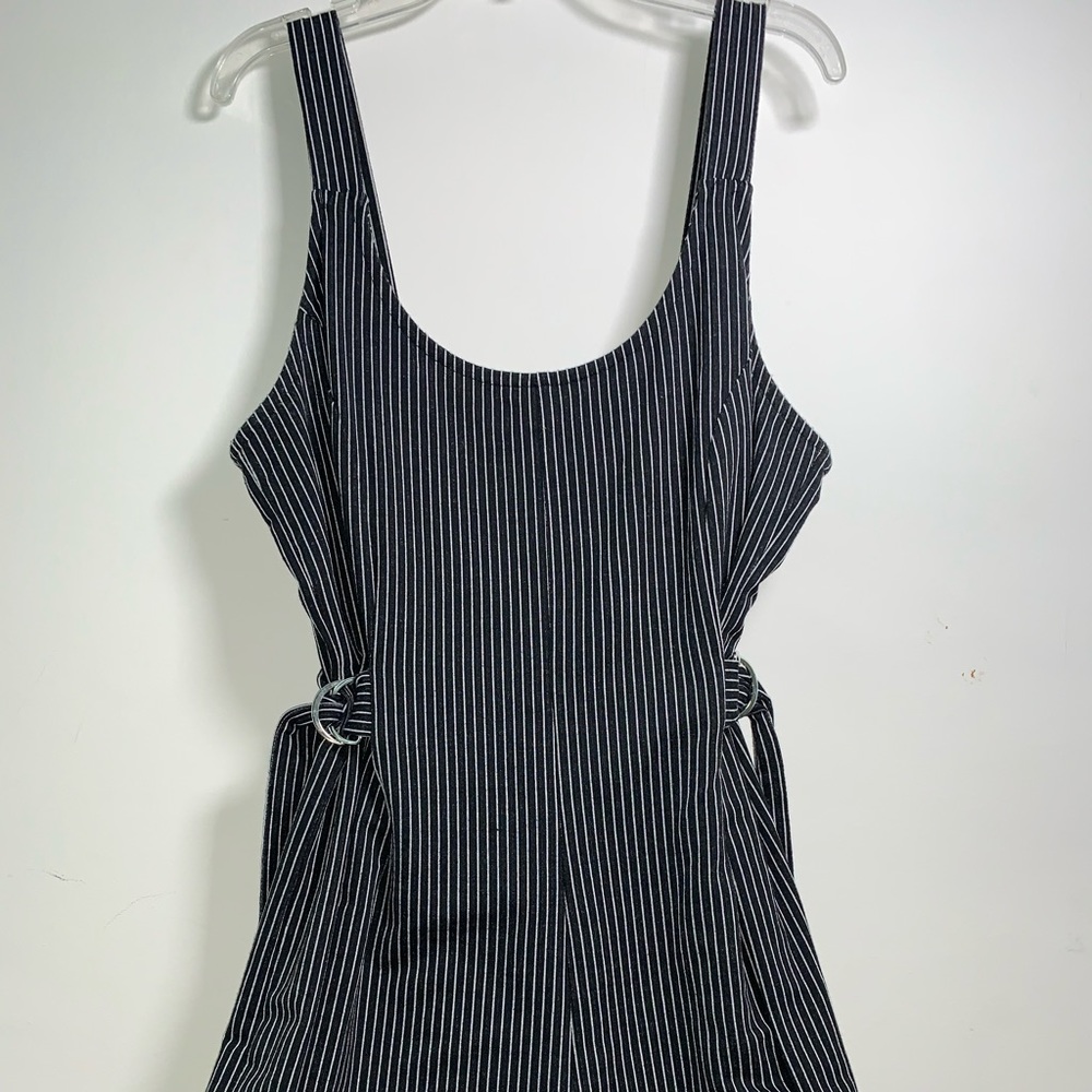 Black striped Jumpsuit